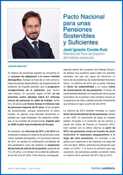 Columna de opinión “Pacto Nacional para unas Pensiones Sostenibles y Suficientes” por José Ignacio Conde-Ruiz
