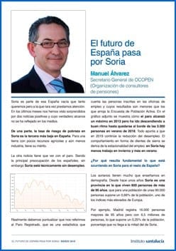 Columna de opinión “El futuro de España pasa por Soria” por Manuel Álvarez