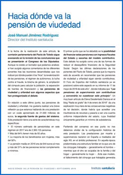 Columna de opinión “Hacia dónde va la pensión de viudedad” por José Manuel Jiménez Rodríguez