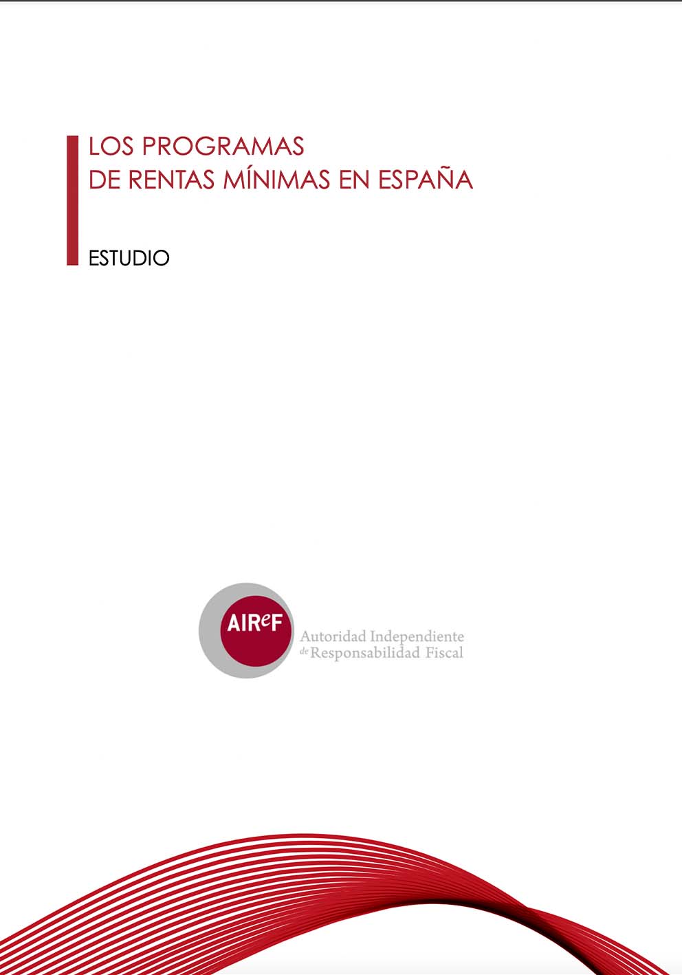 Los programas de rentas mínimas en España